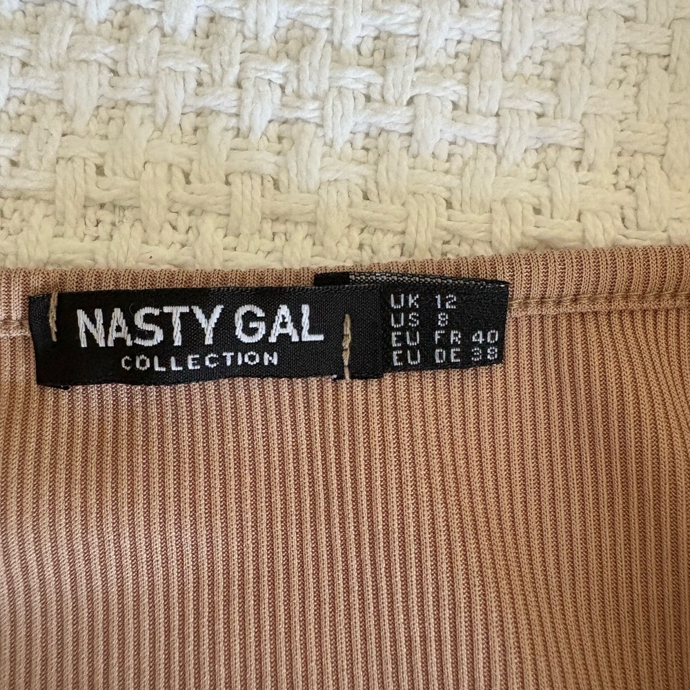 Nasty Gal Tan Maxi Dress - Picture 6 of 6
